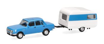 HER028585-002 - WARTBURG 353 1982 Qek-Junior caravan blauw