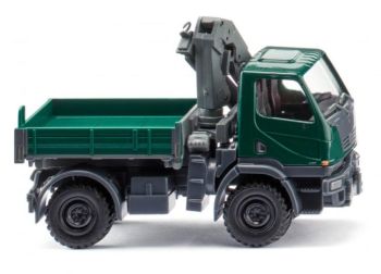 WIK036903 - UNIMOG U 20 4x2 vrachtwagen met laadkraan, mosgroen