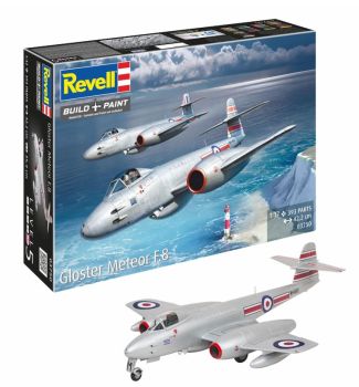 REV03750 - GLOSTER Meteor F.8 militair vliegtuig om te assembleren en te schilderen