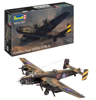 REV03756 - HANDLEY Pagina Halifax B Mk.III militair vliegtuig om te monteren en te schilderen