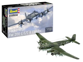 REV03777 - FOCKE-WULF FW200 C-5/C-8 Condor Militair Vliegtuig om te Bouwen en te Schilderen