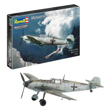 REV03781 - Het monteren en schilderen van een Messerschmitt BF109E-3 militair vliegtuig.