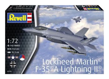 REV03799 - Gevechtsvliegtuig LOCKHEED Martin F-35A Lightning II om te assembleren en te schilderen