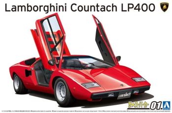 AOS05804 - LAMBORGHINI Countach LP400 te monteren en te spuiten