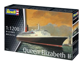 REV05806 - Schip Queen Elizabeth II om te assembleren en te schilderen