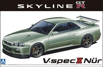 AOS06275 - NISSAN BNR34 Skyline GT-R V-Spec II te monteren en te spuiten