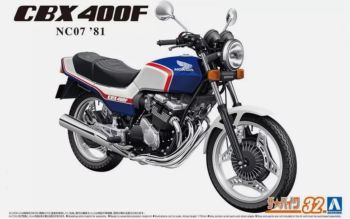 AOS06342 - HONDA CBX400F Tricolor 1981 te monteren en te spuiten