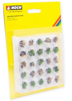 NOC06921 - 25 graspollen van 6 mm - Steenachtig