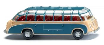 WIK073005 - SETRA S8 bus - Beige en azuurblauw