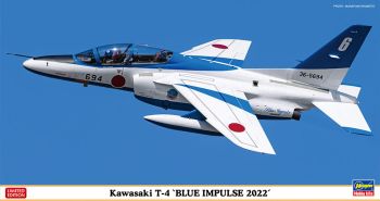 HAW07513 - KAWASAKI T-4 Vliegtuig - Blue Impulse 2022 om in elkaar te zetten en te schilderen