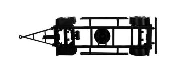 HER080835 - Aanhangwagenchassis met assen van 7,45 m