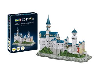 REV00205 - 3D-puzzel 141 stukjes Kasteel Neuschwanstein