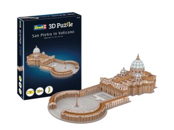 REV00208 - 3D-puzzel 68 stukjes Sint Pieter in het VATICAAN