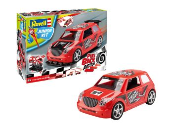 REV00831 - Rode rallyauto om in elkaar te zetten en te frictie