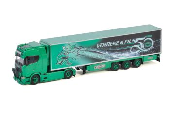 WSI01-3375 - SCANIA S650 4x2 met koelwagen 3 Assen VERBEKE & FILS 50 jaar