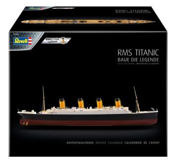 REV01038 - Adventskalender 2021 - RMS Titanic met verf om in elkaar te zetten