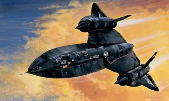 ITA0145 - SR-71 Blackbird-gevechtsvliegtuig met drone om in elkaar te zetten en te schilderen