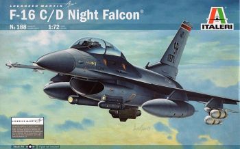 ITA0188 - Bouw en schilder F-16C/D Night Falcon straaljager