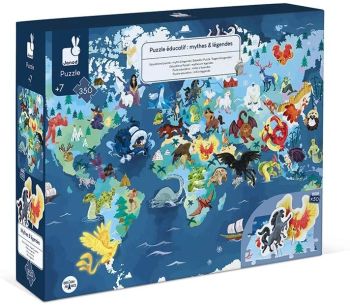 JAN02680 - Educatieve puzzel 350 stukjes - mythen en legenden