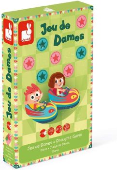 JAN02746 - Houten damspel