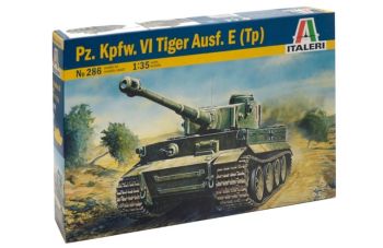ITA0286 - Tank TIGER I Ausf. E/H1 te monteren en te schilderen