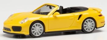 HER028929-002 - PORSCHE 911 Turbo Cabriolet geel