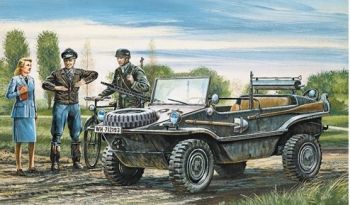 ITA0313 - Schwimmwagen voertuig om te monteren en te schilderen