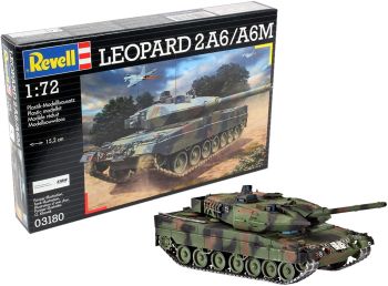 REV03180 - LEOPARD 2A6/A6M tank om te monteren en te schilderen