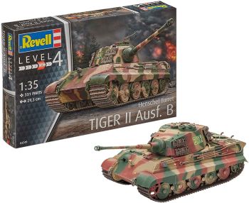 REV03249 - Tank TIGERII AUSF.B HENSCHEL-torentje om te monteren en te schilderen