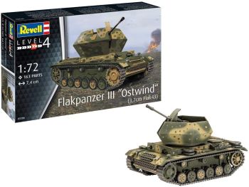 REV03286 - FLAKPANZER III OSWIND tank om te monteren en te schilderen