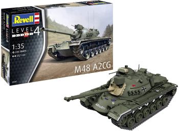REV03287 - M48 A2CG-tank om te monteren en te schilderen