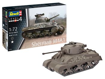 REV03290 - SHERMAN M4A1 tank om te monteren en te schilderen