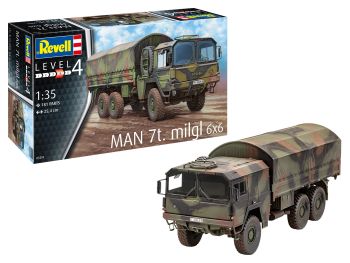 REV03291 - MAN 7T MILGL militair voertuig om te monteren en te schilderen