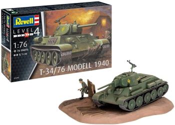 REV03294 - Tank T-34/76 model 1940 om te monteren en te schilderen