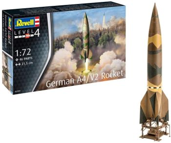 REV03309 - Duitse A4/V2-raket om in elkaar te zetten en te schilderen