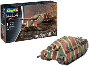 REV03327 - JAGDPANTHER SD.KFZ.173 tank om te monteren en te schilderen