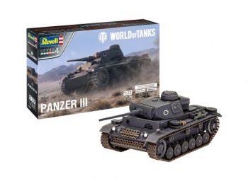 REV03501 - Tank PzKpfw III Ausf. L WORLD OF TANKS om in elkaar te zetten en te schilderen
