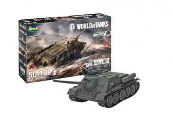 REV03507 - Tank SU-100 WORLD OF TANKS om te monteren en te schilderen