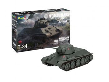 REV03510 - Tank T-34 WORLD OF TANKS om te monteren en te schilderen