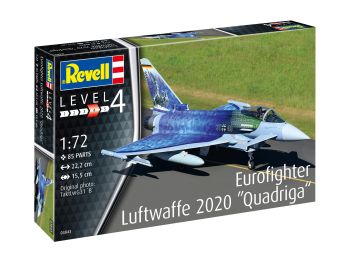 REV03843 - Eurofighter LUFTWAFFE 2020 QUADRIGA-vliegtuig om te monteren en te schilderen