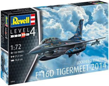REV03844 - 2014 Lockheed Martin F-16D Tigermeet-vliegtuig om te monteren en te schilderen