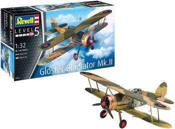 REV03846 - Gloster Gladiator Mk.II vliegtuig om in elkaar te zetten en te schilderen