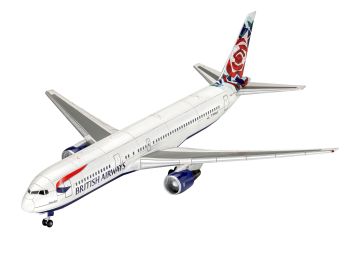 REV03862 - Vliegtuig Boeing 767-300ER British Airways Chelsea Rose om in elkaar te zetten en te schilderen
