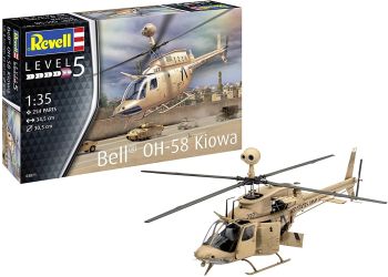 REV03871 - OH-58 Kiowa vliegtuig om in elkaar te zetten en te schilderen