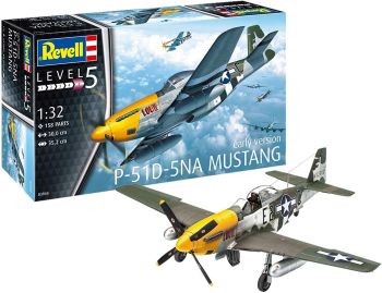 REV03944 - P-51D Mustang-vliegtuig om te monteren en te schilderen