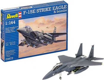 REV03972 - F-15E STRIKE EAGLE vliegtuig & bommen om te monteren en te schilderen