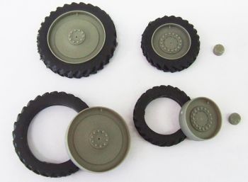 ART04211 - 4 Smalle wielen - Voor 43;5 mm - Achter 59 mm