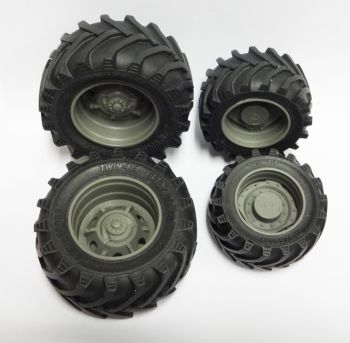 ART04274 - 4 Trelleborg-wielen - voor 47x24 mm - achter 62x30 mm