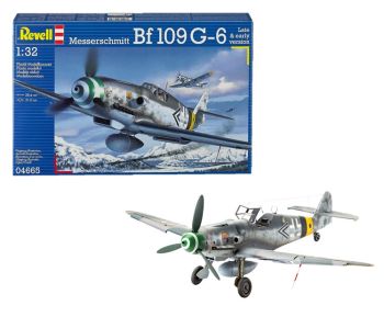 REV04665 - Vliegtuig Messerschmitt Bf109 G-6 om te monteren en te schilderen