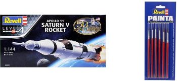 REV04909 - Apollo Saturn V-raket om in elkaar te zetten en te schilderen